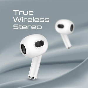 Promate True Wireless Earbuds, High Fidelity In-Ear - White
