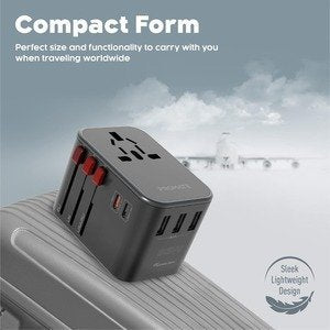 Promate USB-C Charger, Premium 33W Power - Gray