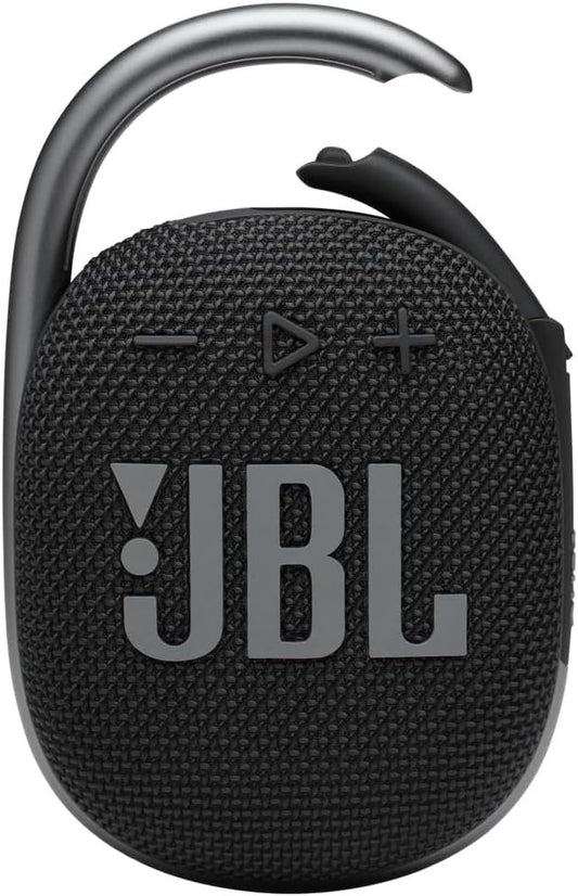 JBL Clip 4 Portable Bluetooth Speaker, 10H Battery, Black