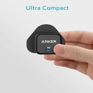 Anker USB C Charger, Anker 20W Fast Charger - Black