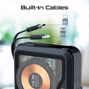 Promate iPhone 15 Power Bank - Gray