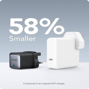 USb C Charger, Anker Nano Ii 65W Gan Ii Pps Fast Charger Adapter - White