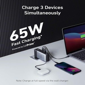 Anker 733 Power Bank (GaNPrime PowerCore 65W), 2-in-1 Hybrid Charger