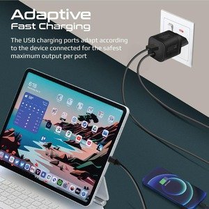Promate USB-C Charger, Premium 33W Power Delivery Wall Adapter with 22.5W