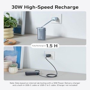 Anker Nano Power Bank, 10,000mAh - Blue