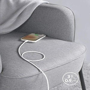Anker PowerLine III Flow, USB C to Lightning Cable - White