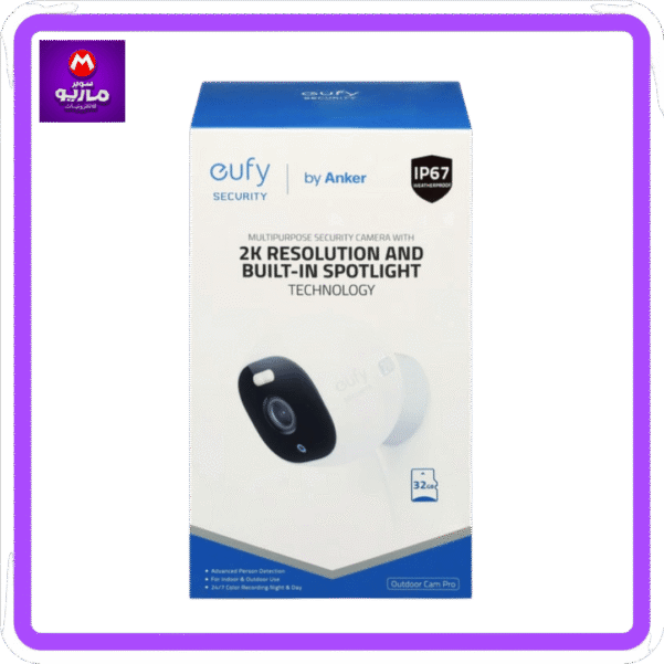 Eufy Wired 2K Spotlight Outdoor Cam Pro Multipurpose Security Camera