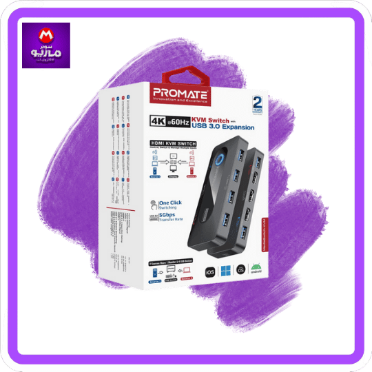 4K@60Hz KVM Switch with USB 3.0 Expansion