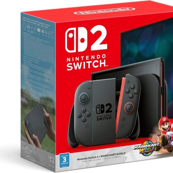 Nintendo Switch 2 Console Bundle with Mario Kart World Game Cartridge [UAE Version]